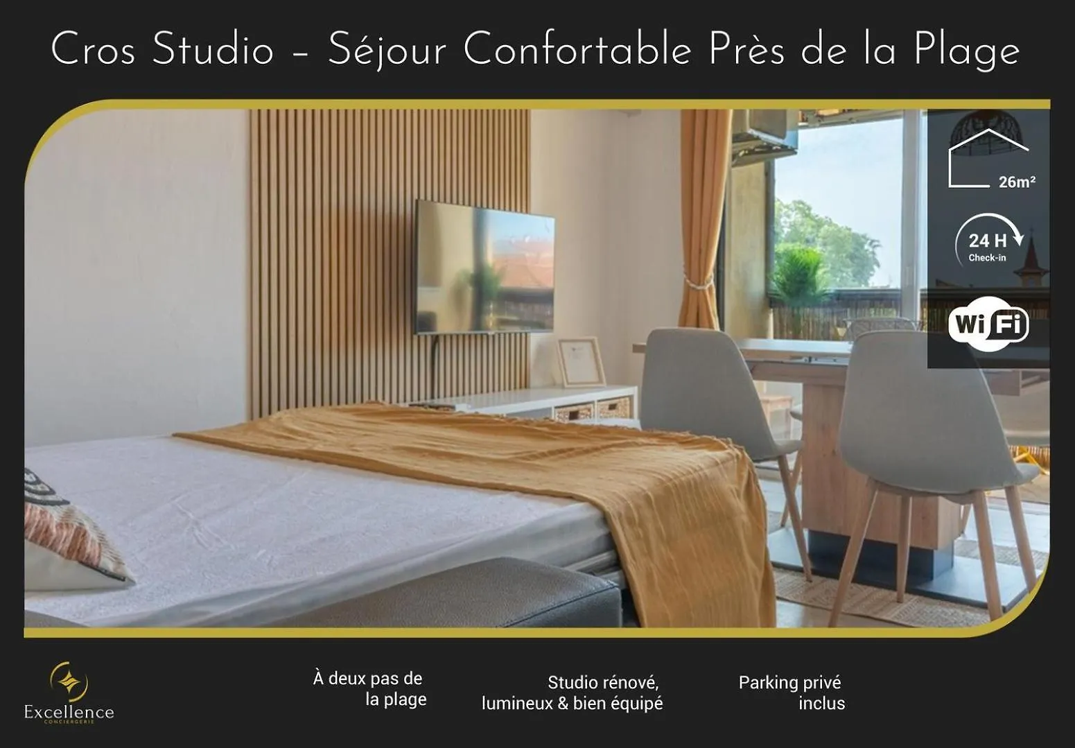 Cros Studio - Cozy Stay Near The Beach location